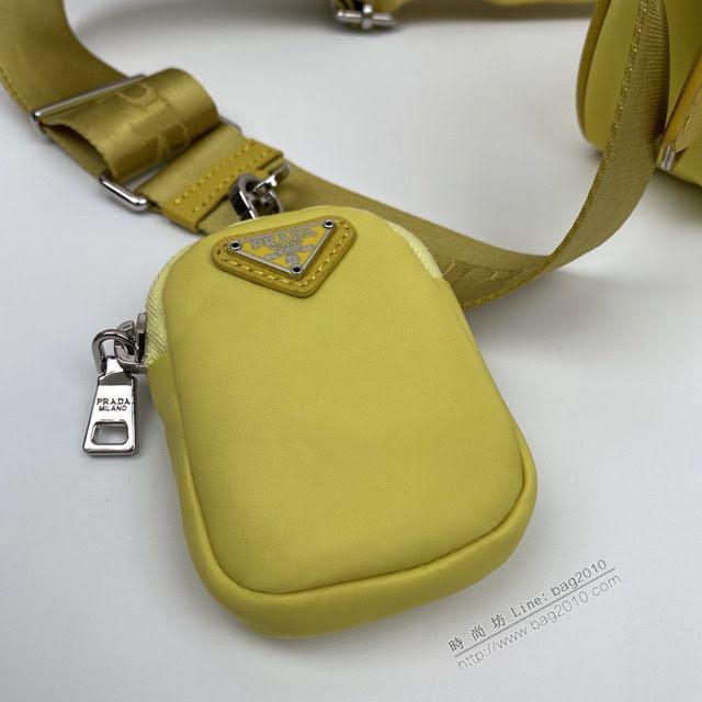prada女包 普拉達2020新款nylon Hobo手拎包 時尚百搭 prada腋下包 1BH204 Prada單肩斜挎包  pyd2386
